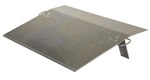 Aluminum Economy 1/2" Dock Plate, 3"H, 30" x 24"