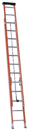 24 Step Fiberglass Extension Ladder