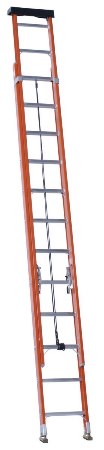 28 Step Fiberglass Extension Ladder