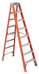 Fiberglass Step Ladder, 8ft