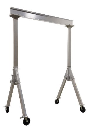 Fixed Height Aluminum Gantry Crane, 2k, 10'L x 10'H