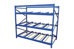 Carton Rack, Gravity Flow, 36" 3-Level