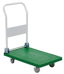 Plastic Platform Cart, Fold Down Handle, 18 x 27
