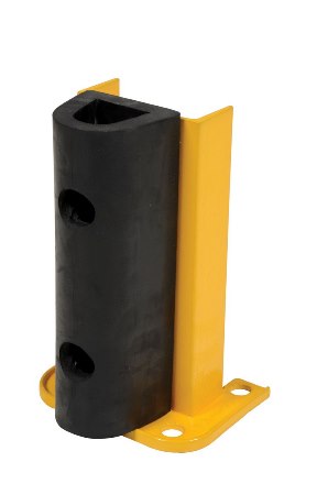 Structural Rack Guard with Bumper, 12" x 8"