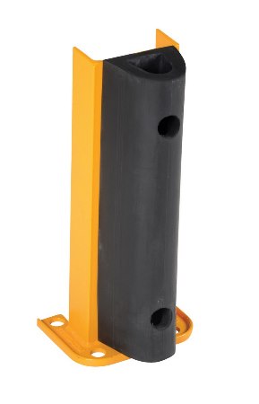 Structural Rack Guard with Bumper, 18" x 8"
