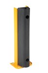 Structural Rack Guard with Bumper, 24" x 8"