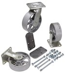 6" x 2" Semi-Steel Caster Kit