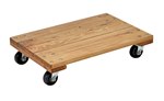 Hardwood Dolly, Solid Deck, 16 x 24, 1.2K