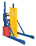 Portable Hydraulic Drum Lift Dumper, 58", DC Power