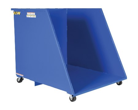Open Ended Steel Dumping Hopper