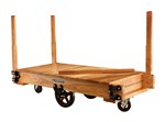 Tilting Wood Platform Truck, 30 x 60 x 16