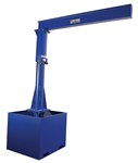 Portable Jib Crane, 96"L x 120"H, 1k