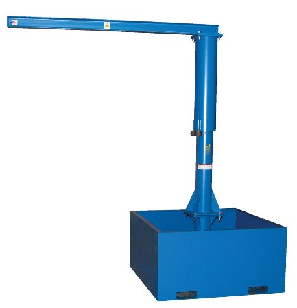 Portable Jib Crane, 96"L x 120"H, 500lb