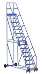 Rolling Warehouse Ladder, 15 Step, 186"