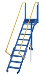 Folding Mezzanine Ladder, 108"