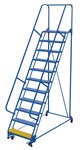 Standard Slope Ladder, with Hand Rail, 38 x 140