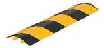 Extruded Aluminum Hose & Cable Crossover, Yellow & Black, 36" x 9"