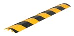 Extruded Aluminum Hose & Cable Crossover, Yellow & Black, 60" x 9"