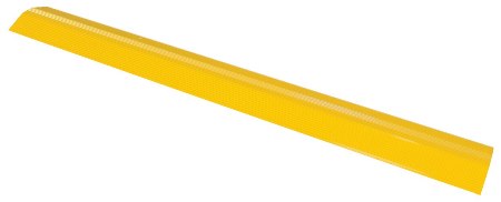 Extruded Aluminum Hose & Cable Crossover, Yellow, 72" x 9"
