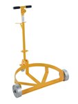 Low Profile Drum Caddy with Steel Wheels