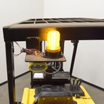 Round Cylinder Strobe Light for Lifts