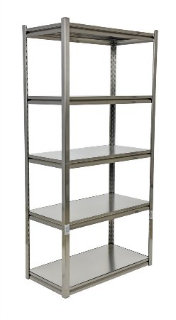 Stainless Steel Solid Rivet Shelves, 18" x 36"