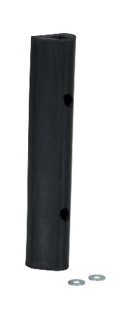 Extruded Rubber Fender Bumper, 12" x 2" x 1.75", 3ct