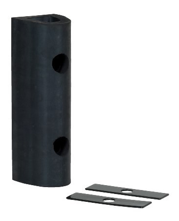 Extruded Rubber Fender Bumper, 12" x 4.25" x 4"