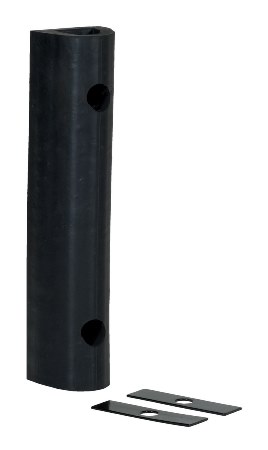 Extruded Rubber Wheel Chock, 18" x 4.5" x 4"