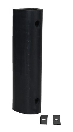 Extruded Rubber Fender Bumper, 24" x 6" x 6"