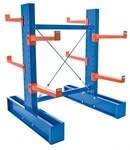 Cantilever Rack Set, 6' High Double Sided, 24" Arms