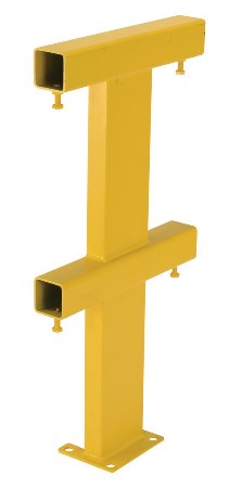 Modular Guard Rail System, Straight Post, 2 Rails
