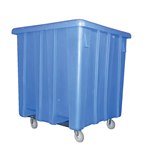 Bulk Container, Cadet Blue, w/Casters, 45