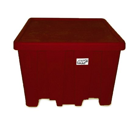 Bulk Container, Red, 45" x 45" x 45-1/2"