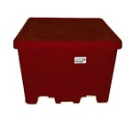 Bulk Container, Red, 45" x 45" x 45-1/2"