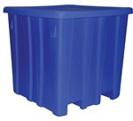 Bulk Container, Cadet Blue, 45" x 45" x 45-1/2"