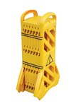 Mobile Plastic Safety Barrier, 40"H