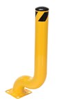 Offset Steel Bollard, 35" x 4.5"