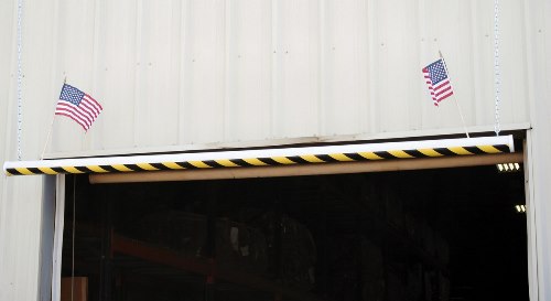 Overhead Dock Door Deluxe Warning Barrier