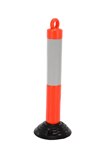 Orange Plastic Bollard, 31-1/2" x 4"