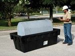 Fuel Tank Containment with Drain, 275lb
