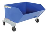Portable Steel Hopper, 2k, 1 CU YD