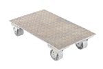 Aluminum Industrial Dolly with Steel Wheels