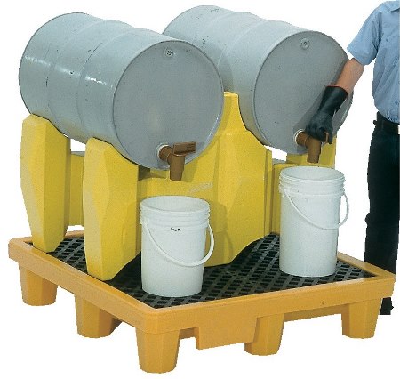 Polyethylene 2 Drum Rack System