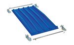 Poly Lid for 1/3 Size D Style Hopper, Blue