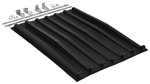 Poly Lid for 1/2 Size D Style Hopper, Black