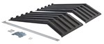 Poly Lid for 1 CU YD Size H Style Hopper, Black