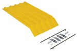 Poly Lid for 1/4 Size H Style Hopper, Yellow