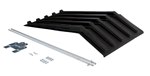 Poly Lid for 1/2 Size H Style Hopper, Black