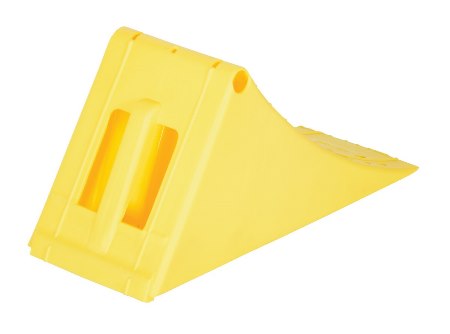 Large Yellow Plastic Wheel Chock